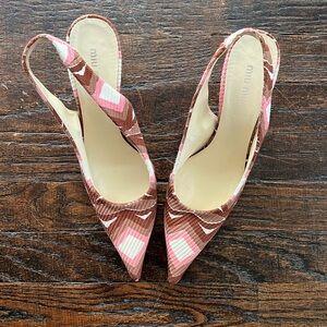 Vintage Miu Miu Slingbacks